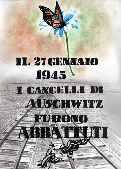 Cartolina commemorativa opera dell'artista MICAELA ZANNONI