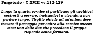 DIVINA COMMEDIA-PURGATORIO-C XVIII vv 112-129