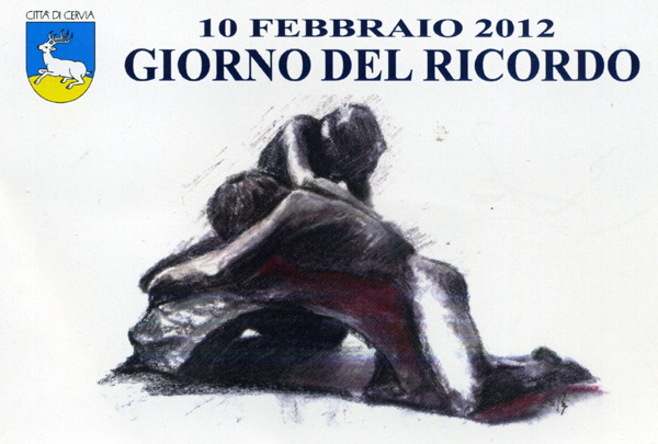 La cartolina commemorativa anno 2012 opera realizzata dall'artista STEFANIA RIZZI